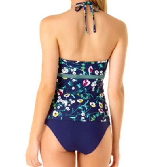 🆕 Anne Cole of California Women’s Seabreeze Halter Tankini Top